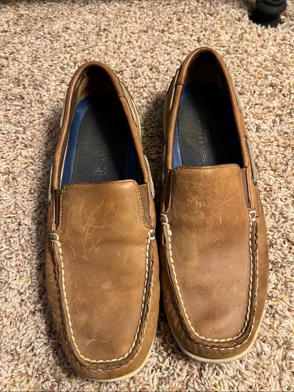 Sperry Brown Leather Slip-On